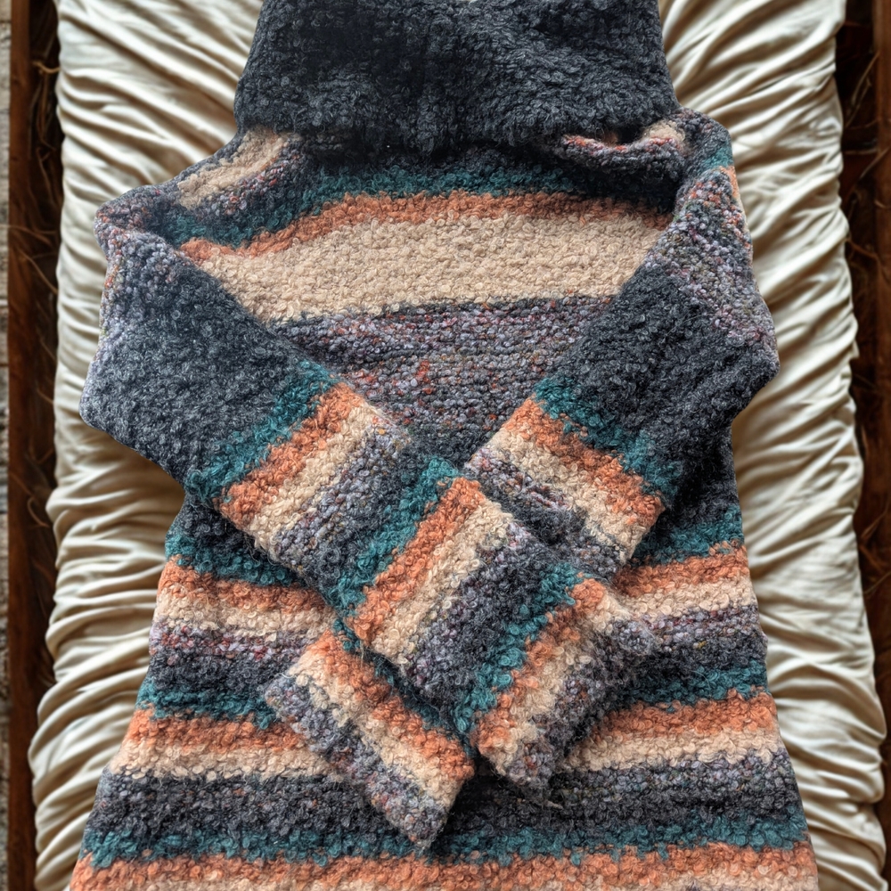 Wool + Mohair Blend Turtleneck Sweater